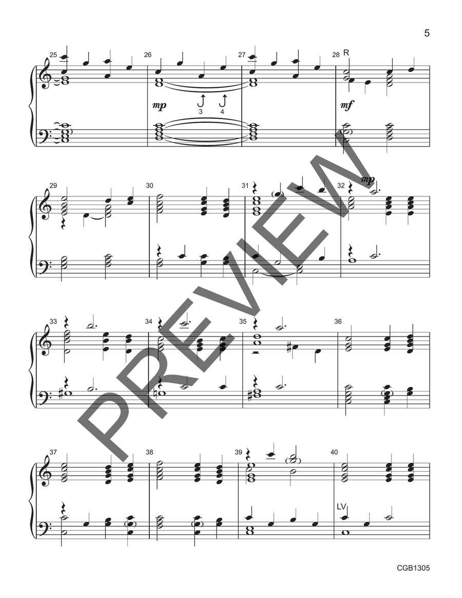 When I Survey the Wondrous Cross (2-3 octaves) 3-Octaves scores gallery preview page 4