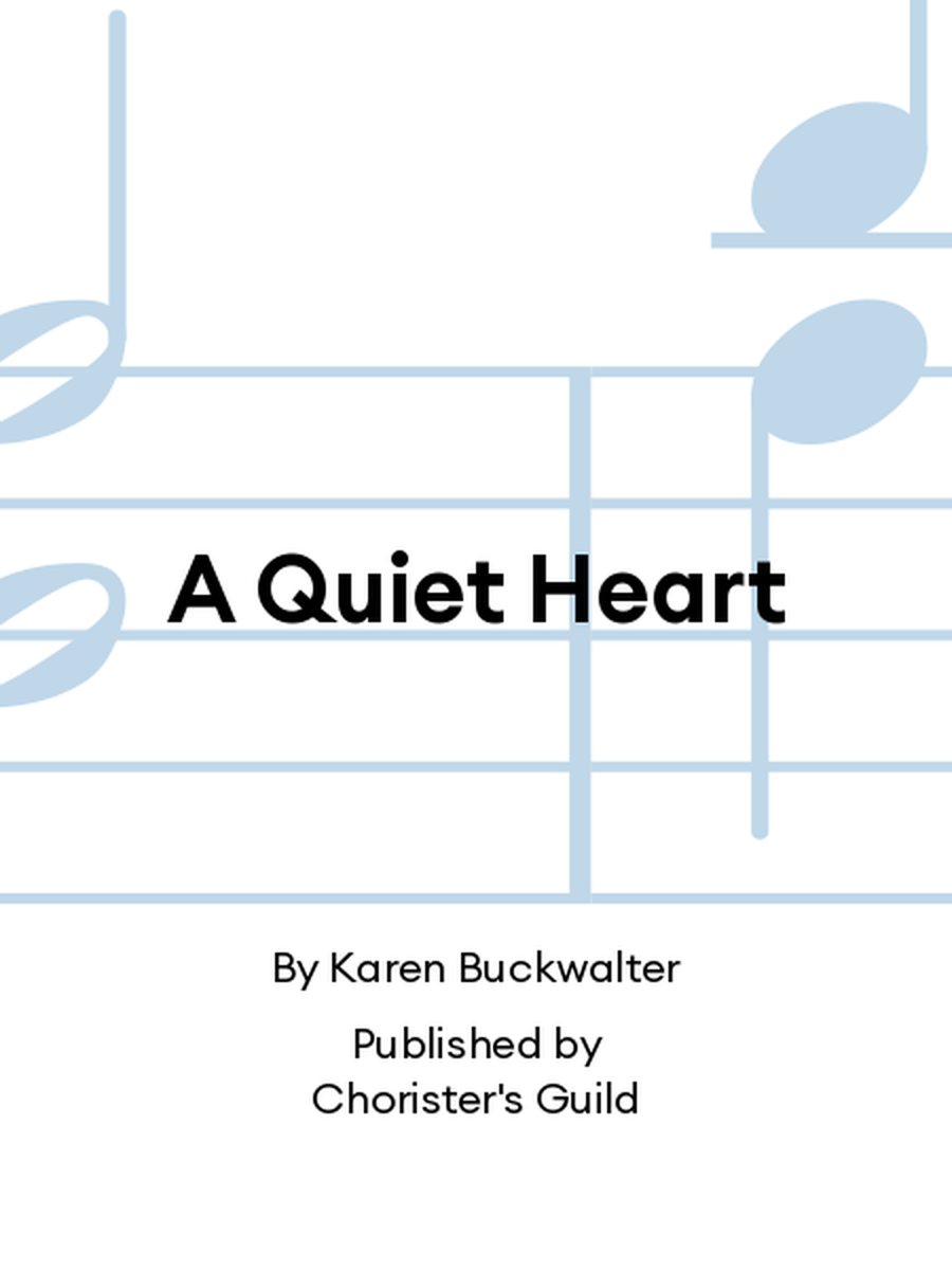 A Quiet Heart A Quiet Heart Handbell Choir scores gallery preview page 1