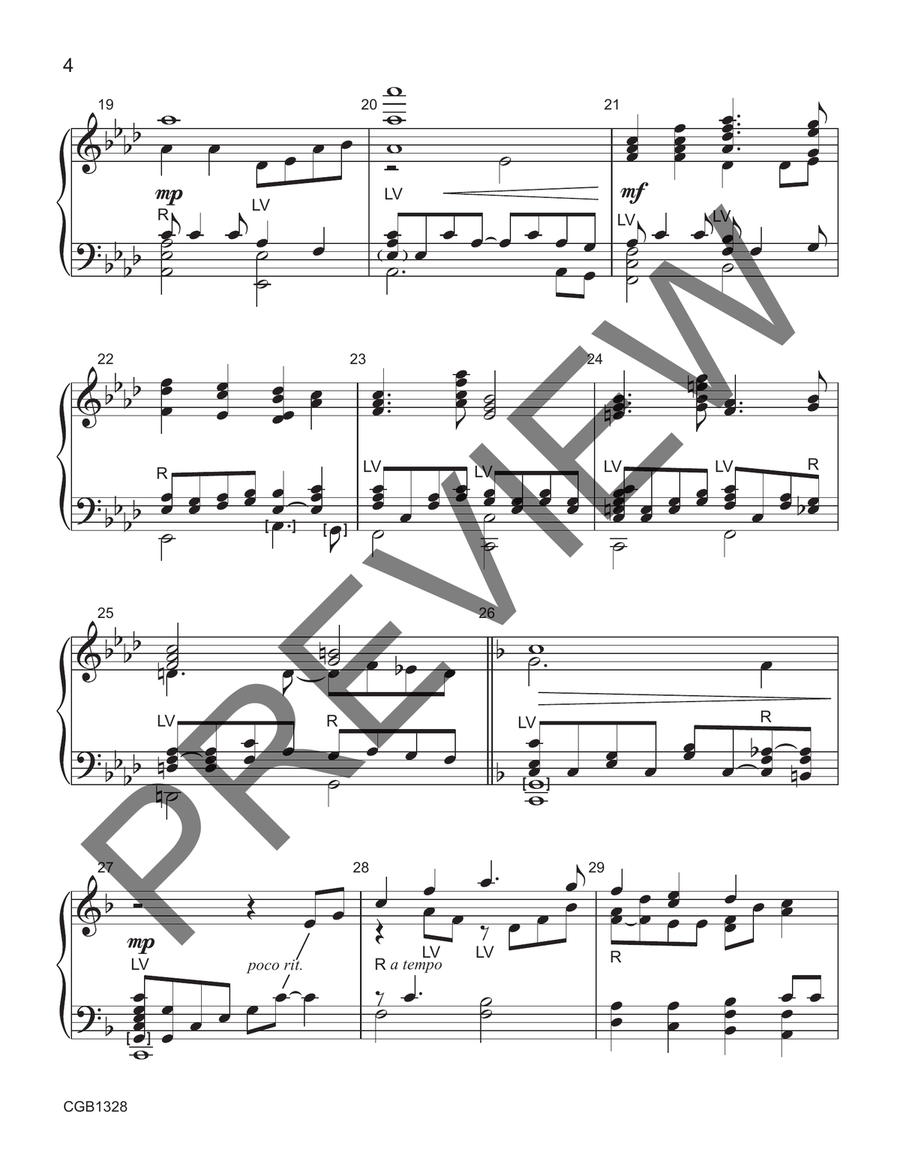 A Quiet Heart A Quiet Heart Handbell Choir scores gallery preview page 4