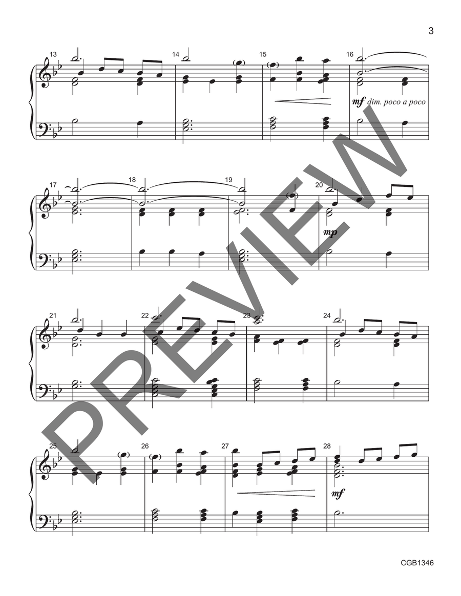 Let All Things Now Living (2-3 octaves) 3-Octaves scores gallery preview page 3