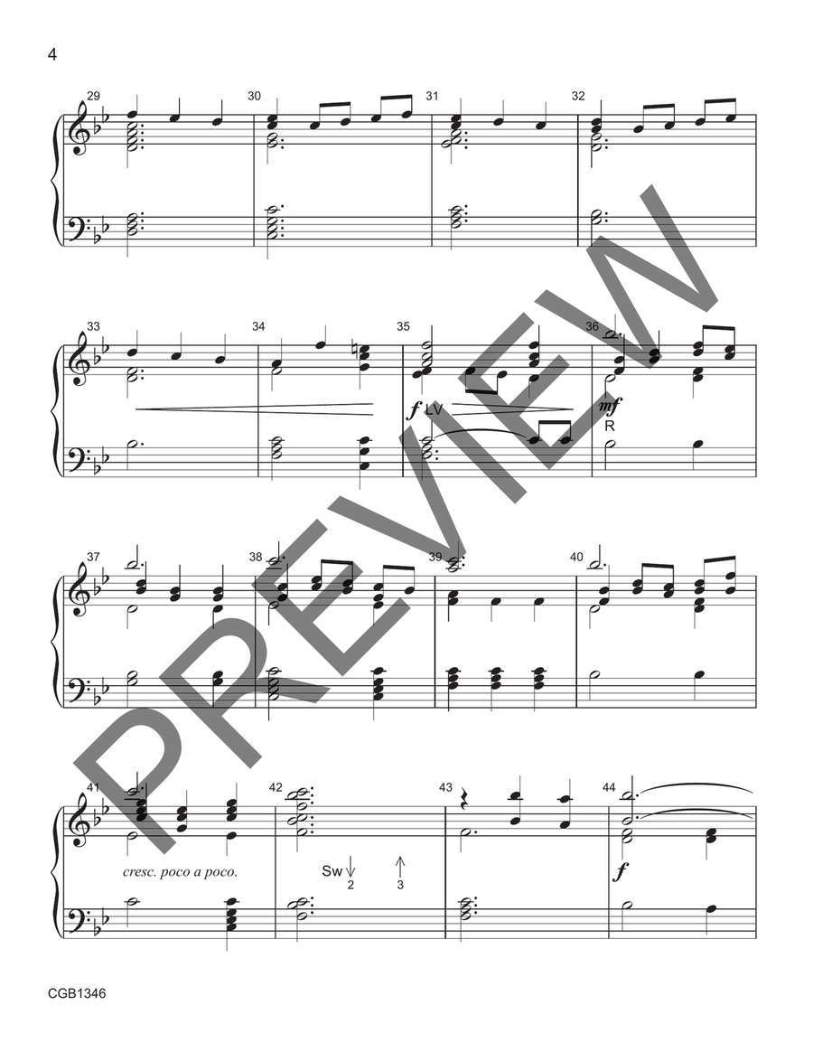 Let All Things Now Living (2-3 octaves) 3-Octaves scores gallery preview page 4