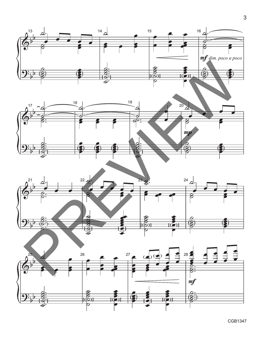 Let All Things Now Living (3-5 octaves) 5-Octaves scores gallery preview page 3