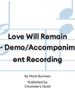 Love Will Remain - Demo/Accompaniment Recording