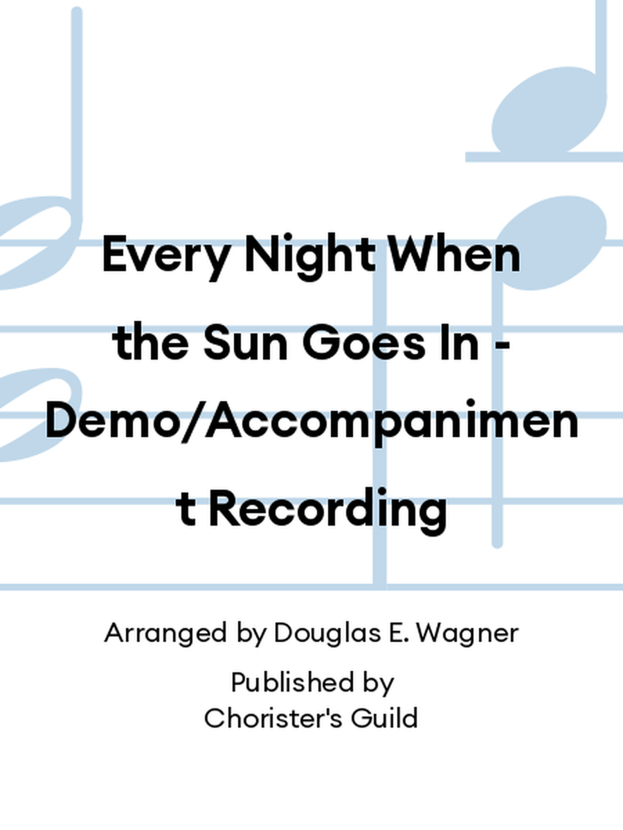 Every Night When the Sun Goes In - Demo/Accompaniment Recording Accompaniment CD scores gallery preview page 1