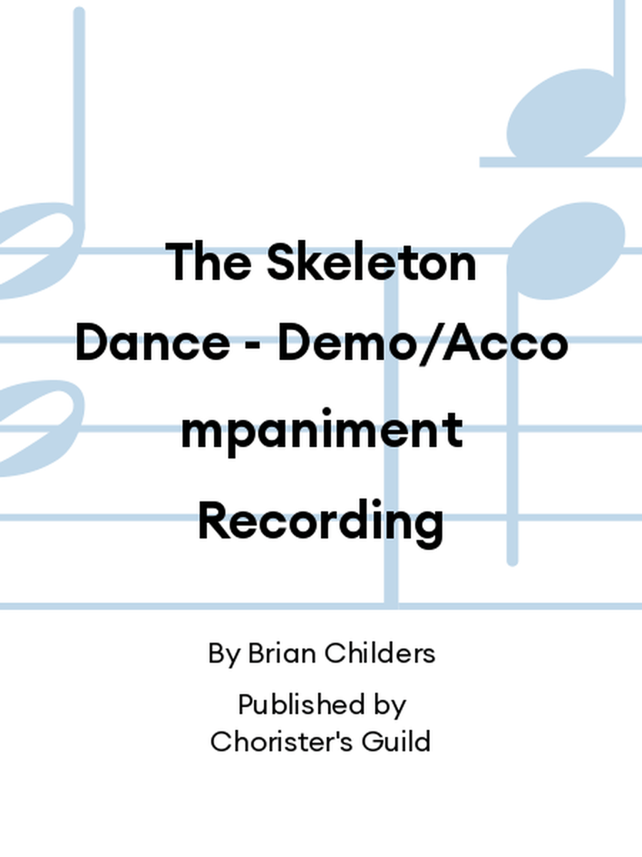 The Skeleton Dance - Demo/Accompaniment Recording Accompaniment CD scores gallery preview page 1