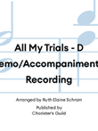 All My Trials - Demo/Accompaniment Recording