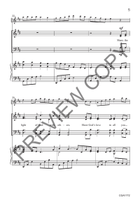 Blessing (SATB) 4-Part scores gallery preview page 5