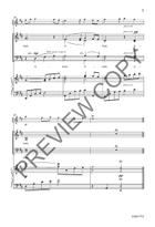 Blessing (SATB) 4-Part scores gallery preview page 6