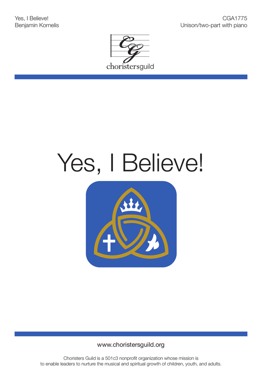 Yes, I Believe! Yes, I Believe! Unison Choir scores gallery preview page 2