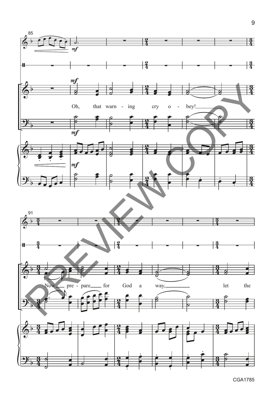 Comfort, Comfort Comfort, Comfort 4-Part scores gallery preview page 7