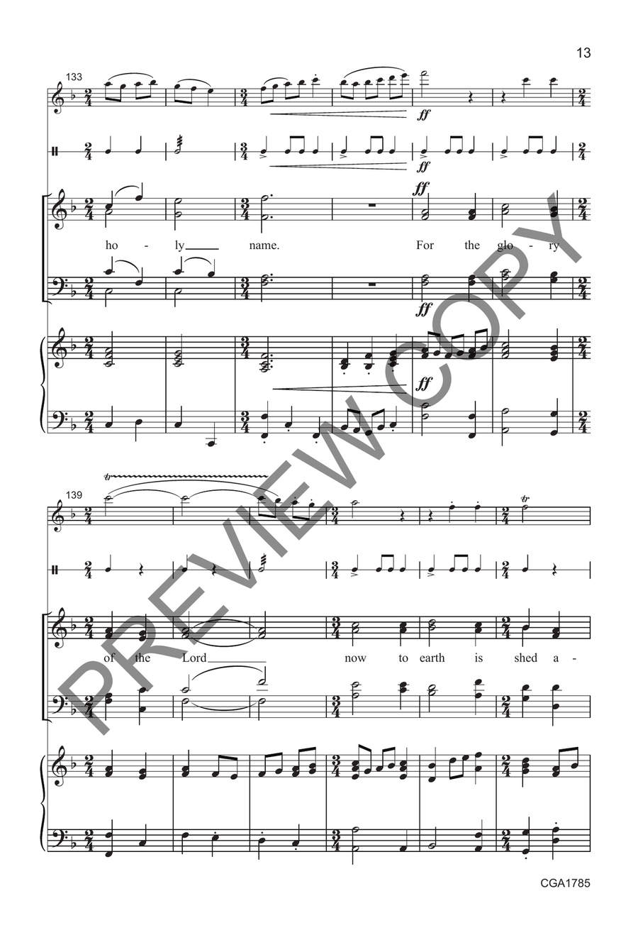 Comfort, Comfort Comfort, Comfort 4-Part scores gallery preview page 9