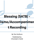 Blessing (SATB) - Demo/Accompaniment Recording
