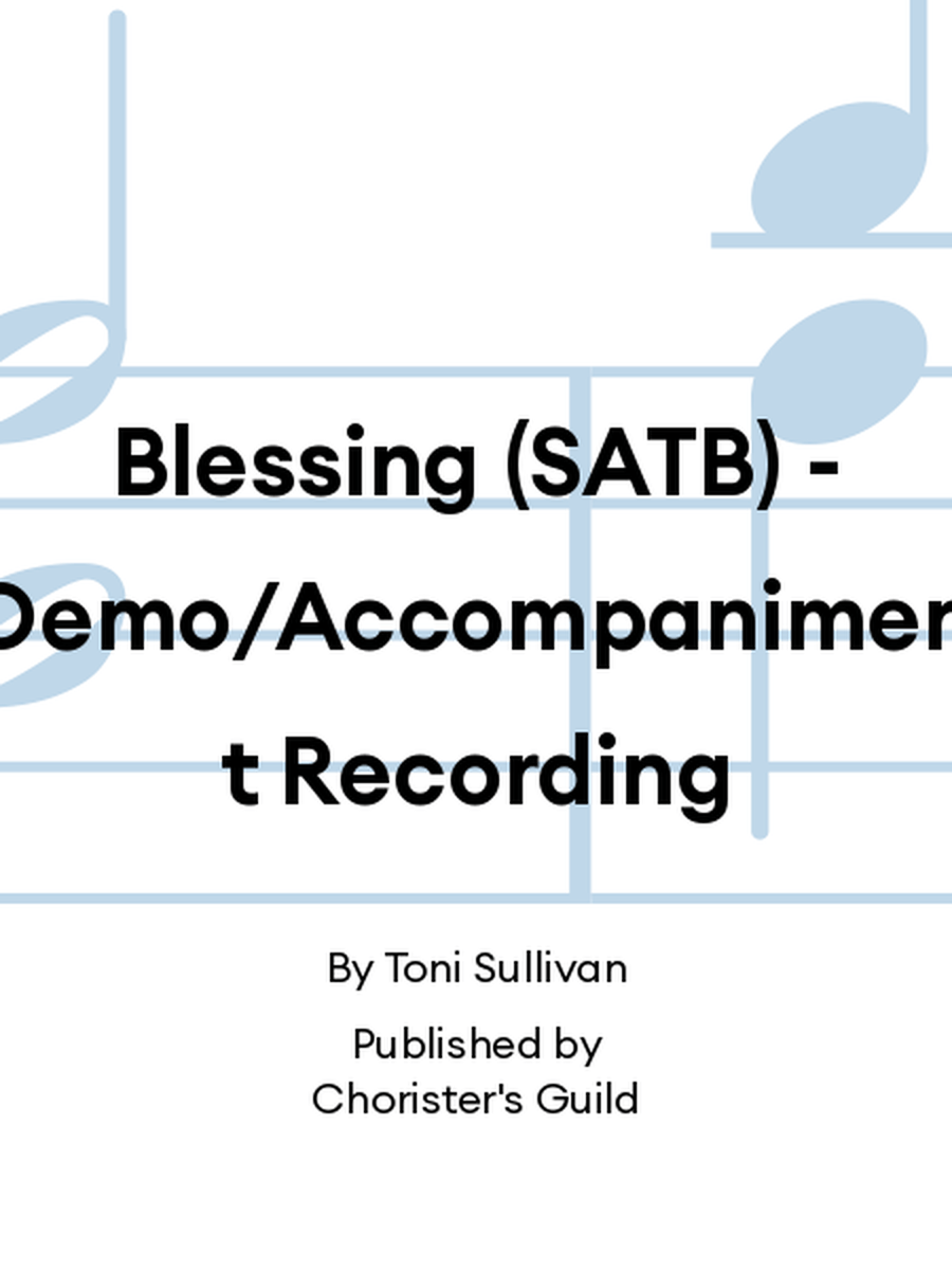 Blessing (SATB) - Demo/Accompaniment Recording 4-Part scores gallery preview page 1