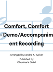Comfort, Comfort - Demo/Accompaniment Recording