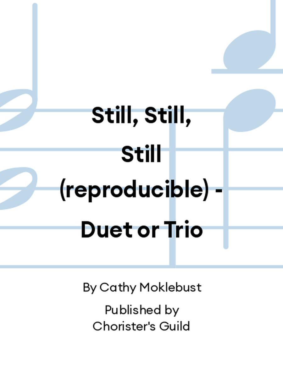 Still, Still, Still (reproducible) - Duet or Trio Handbell Choir scores gallery preview page 1