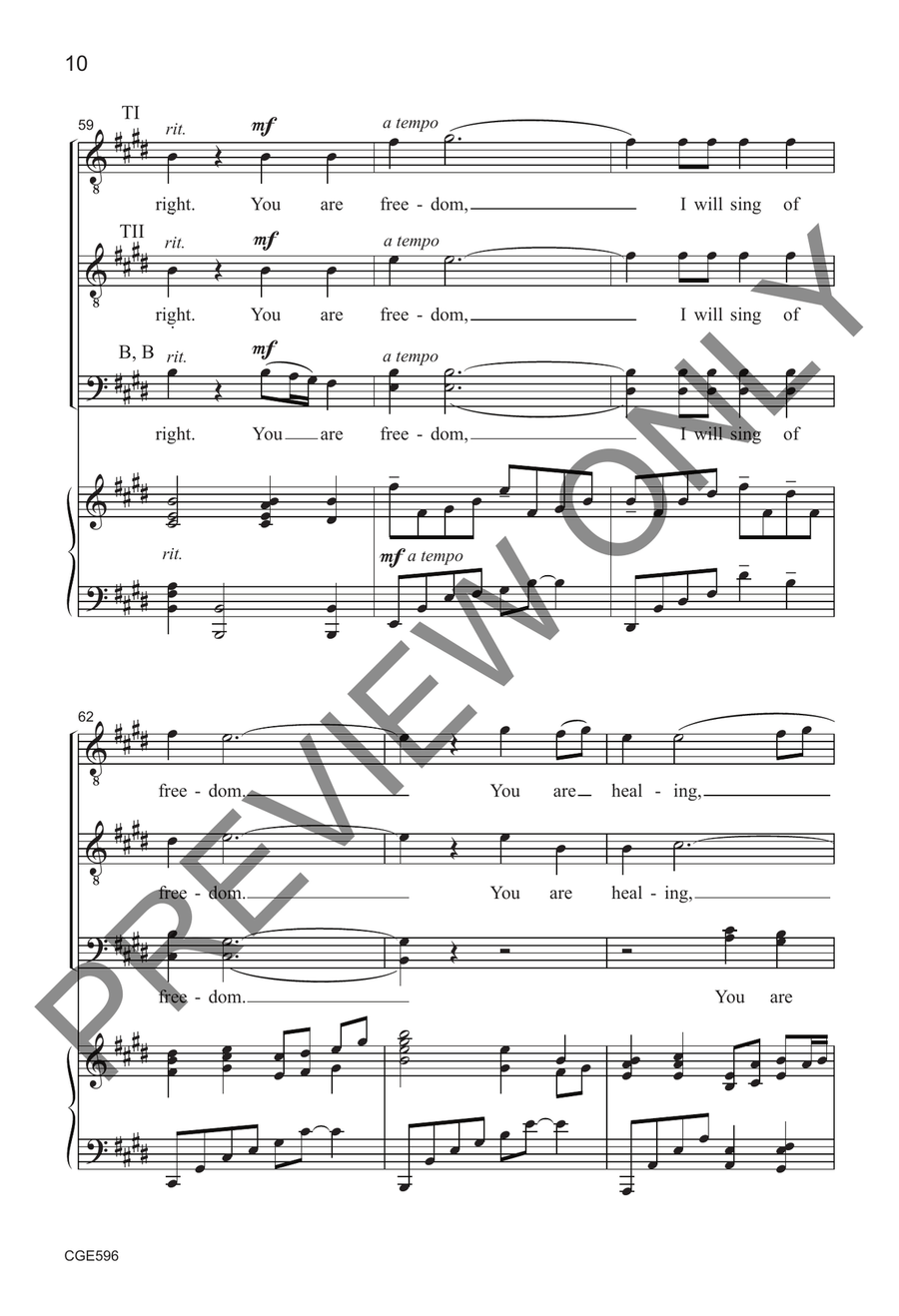 I WIll Sing Your Name I WIll Sing Your Name TTBB scores gallery preview page 7