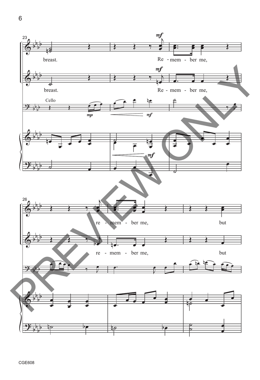 Dido's Lament Dido's Lament SSA scores gallery preview page 5