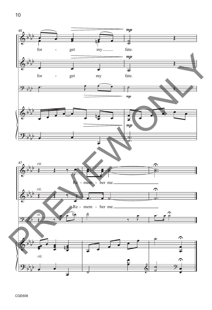 Dido's Lament Dido's Lament SSA scores gallery preview page 7
