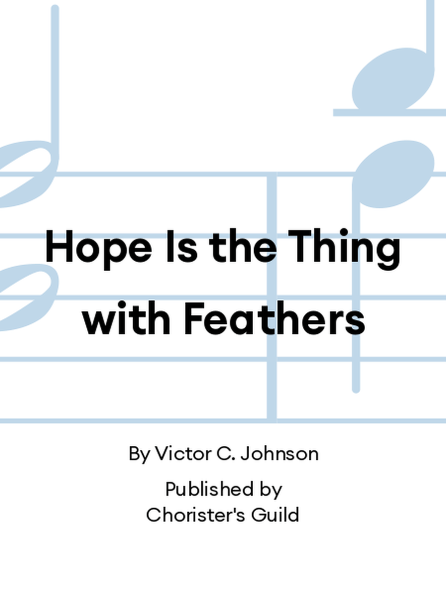 Hope Is the Thing with Feathers 2-Part scores gallery preview page 1