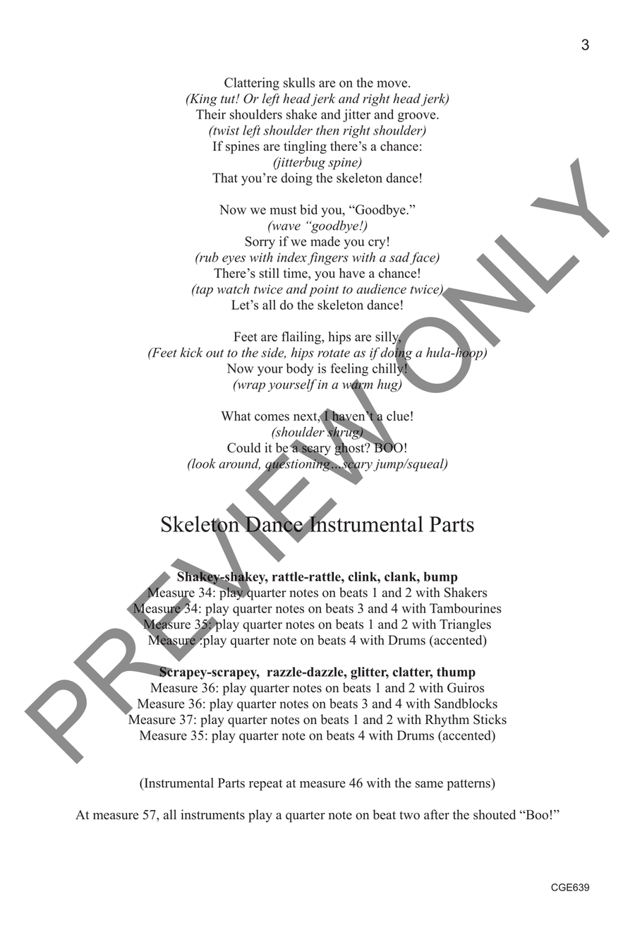 The Skeleton Dance The Skeleton Dance 2-Part scores gallery preview page 4