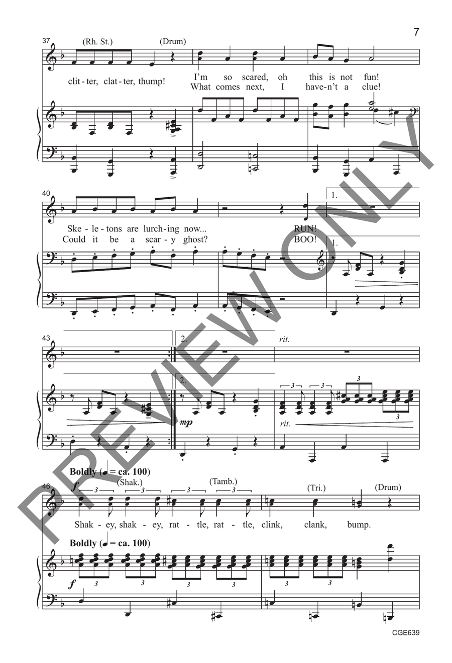 The Skeleton Dance The Skeleton Dance 2-Part scores gallery preview page 7