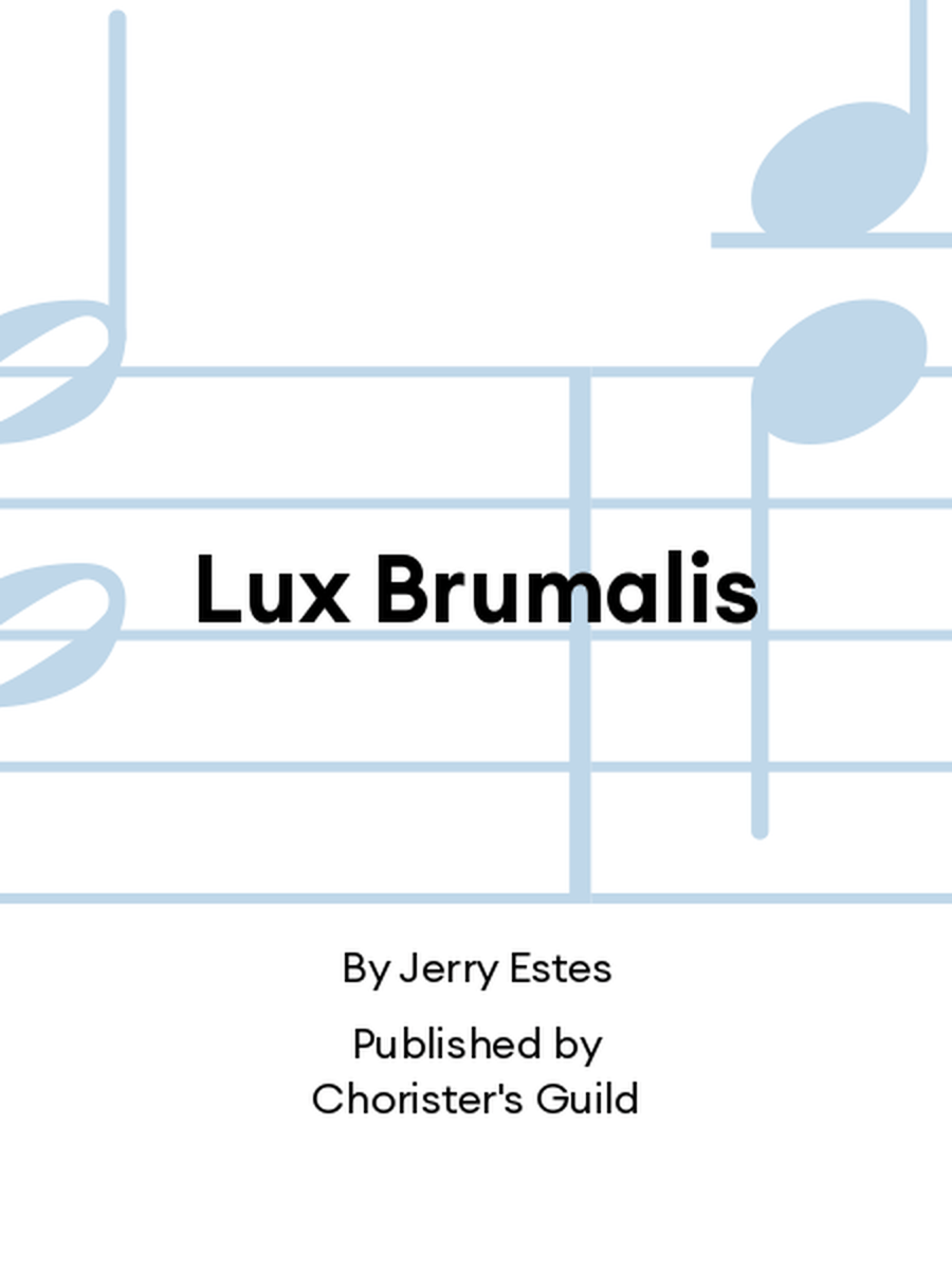Lux Brumalis Lux Brumalis 4-Part scores gallery preview page 1