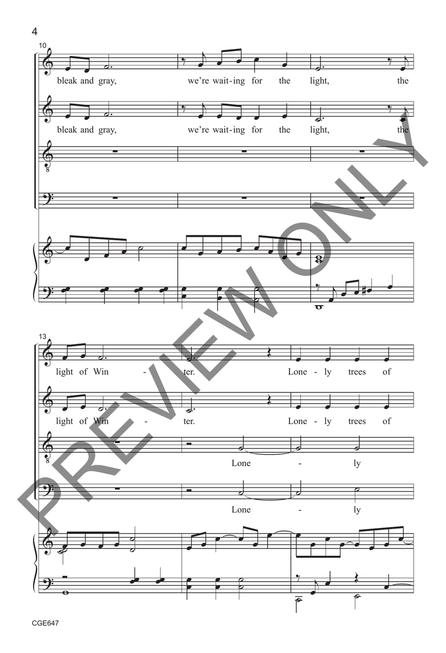 Lux Brumalis Lux Brumalis 4-Part scores gallery preview page 4