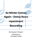 As Winter Comes Again - Demo/Accompaniment Recording
