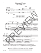 Hope and Peace: Advent Reflection (3-5 octaves) 5-Octaves scores gallery preview page 3