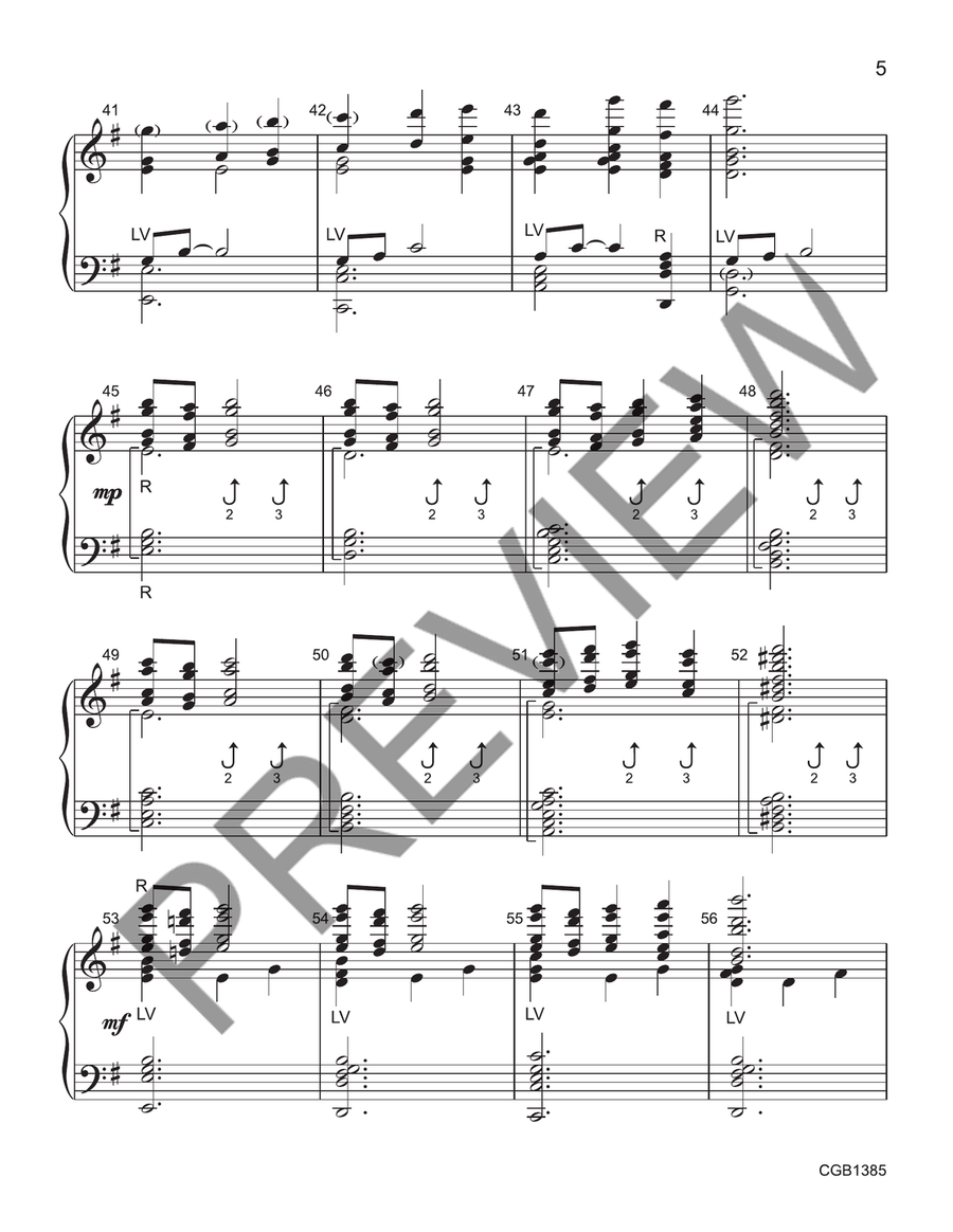 Hope and Peace: Advent Reflection (3-5 octaves) by Cathy Moklebust 5-Octaves - Sheet Music page 5