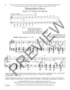 Bogoroditse Devo [Ave Maria] (3-7 octaves) Handbell Choir scores gallery preview page 3