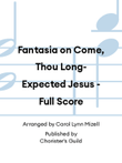 Fantasia on Come, Thou Long-Expected Jesus - Full Score