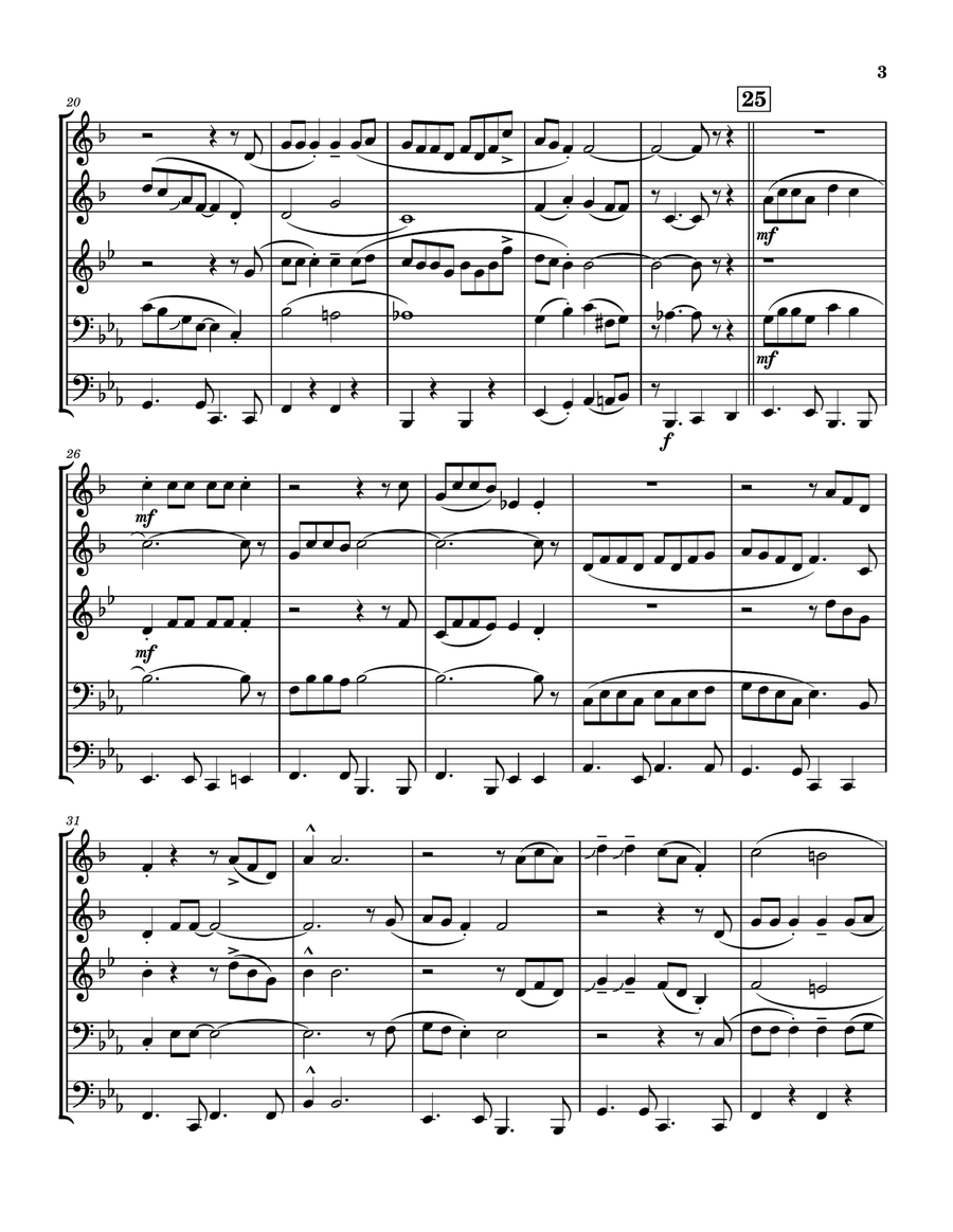 The Candy Man Brass Quintet scores gallery preview page 3