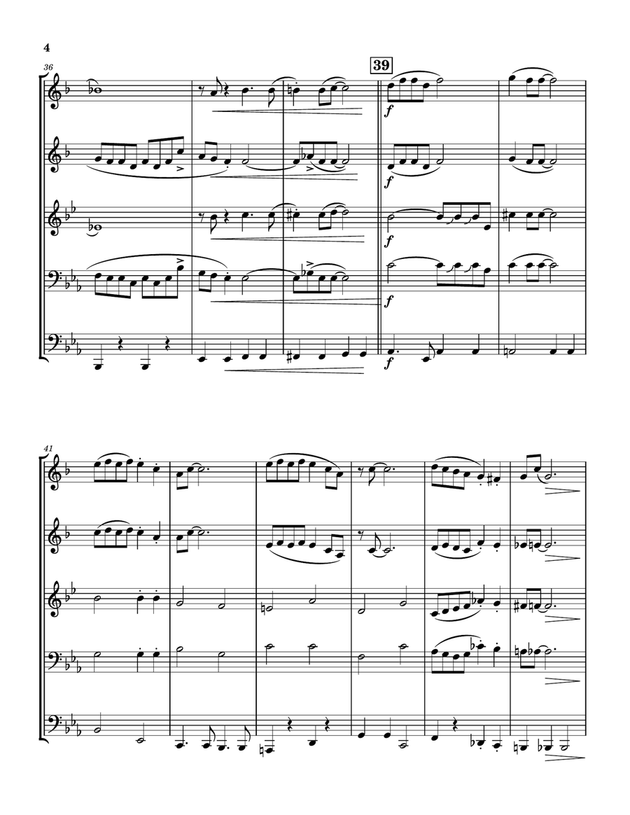 The Candy Man Brass Quintet scores gallery preview page 4