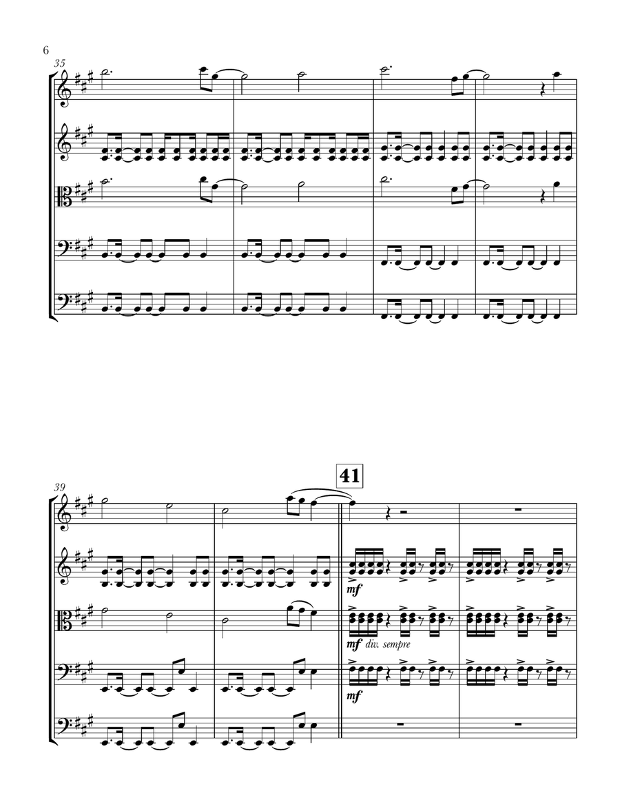 Prisoner Prisoner String Orchestra scores gallery preview page 6