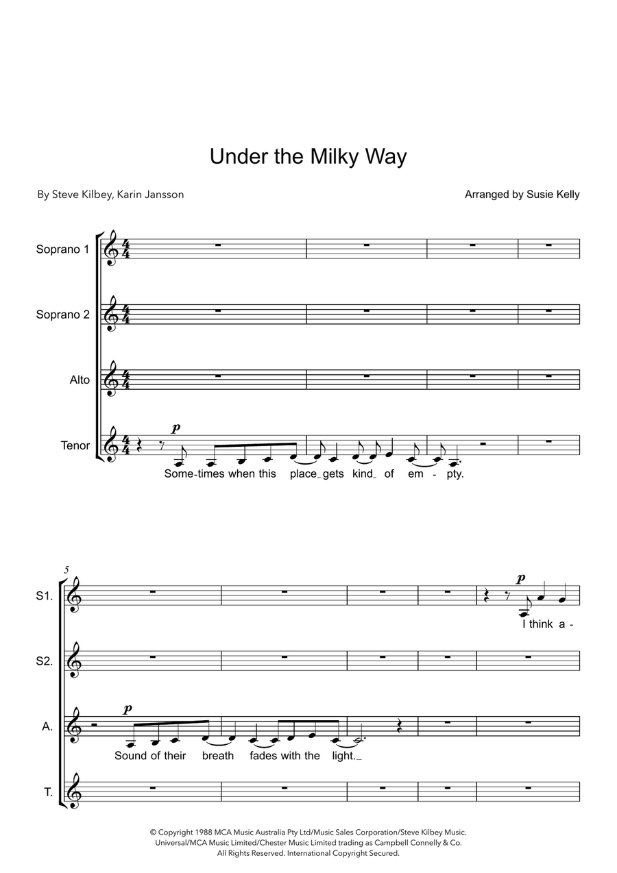 Under The Milky Way Under The Milky Way SSAA scores gallery preview page 2