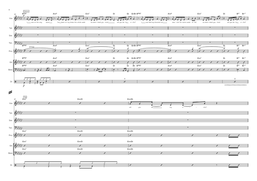 Echo Echo Small Ensemble scores gallery preview page 4