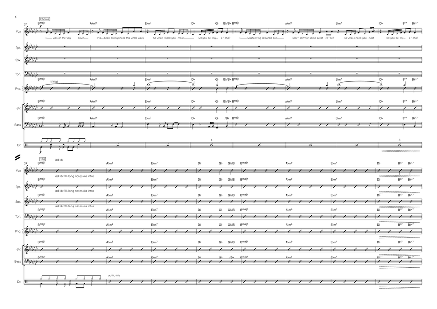 Echo Echo Small Ensemble scores gallery preview page 6