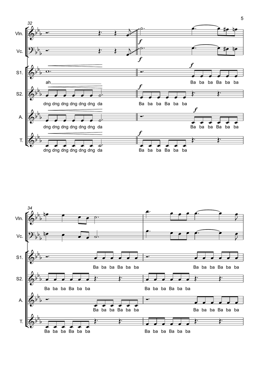 Never Tear Us Apart Never Tear Us Apart SSAA scores gallery preview page 6