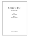 Speak to Me