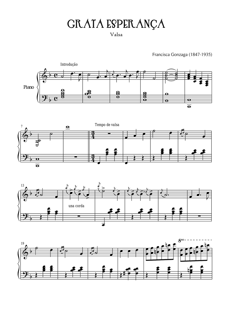 Grata Esperança Chamber Music scores gallery preview page 1