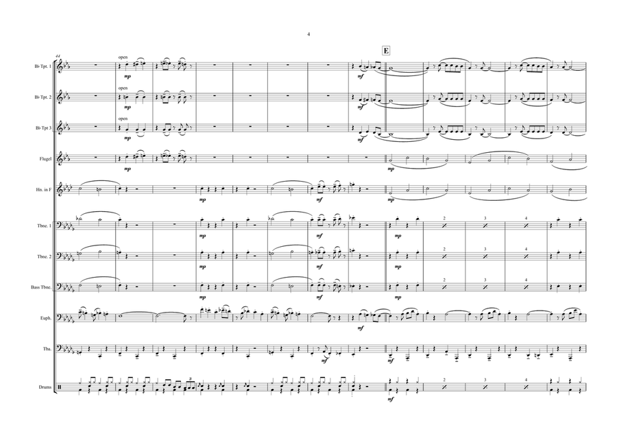 Top Hat, White Tie And Tails Brass Ensemble scores gallery preview page 4