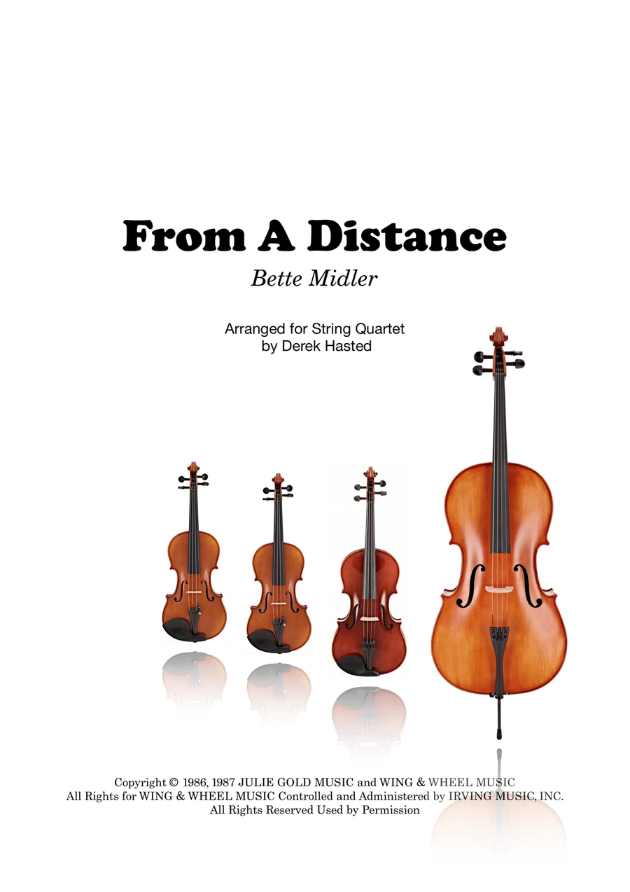From A Distance String Quartet scores gallery preview page 1