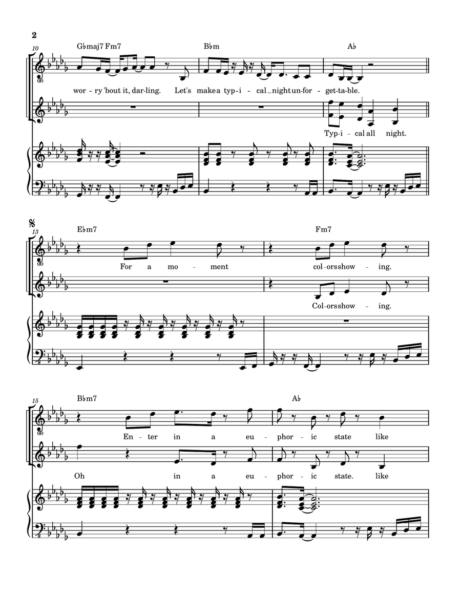 Cloud Nine Cloud Nine Piano, Vocal scores gallery preview page 3