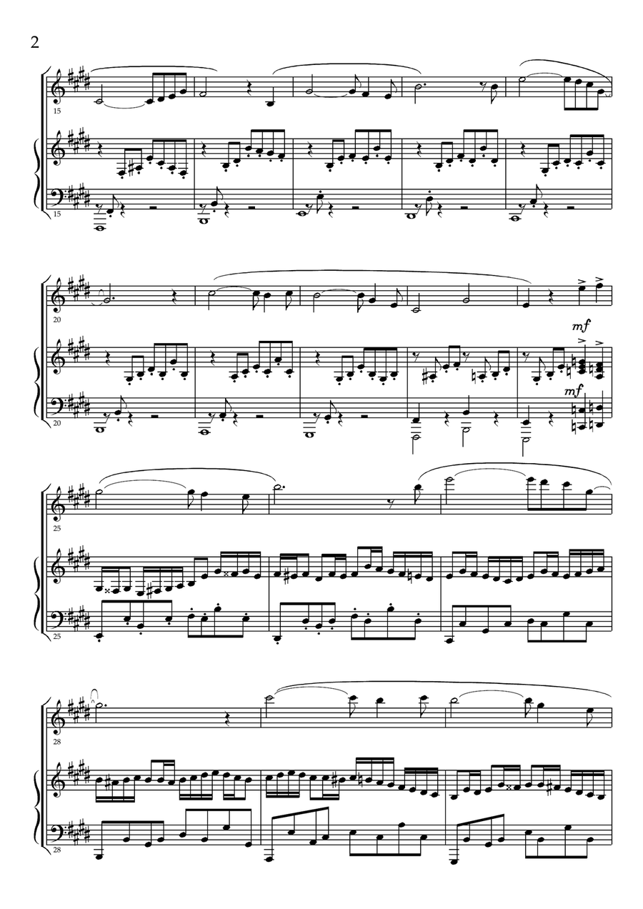 The Enchanted Forest Suite (14-Songs )Flute+Piano Flute Solo scores gallery preview page 4
