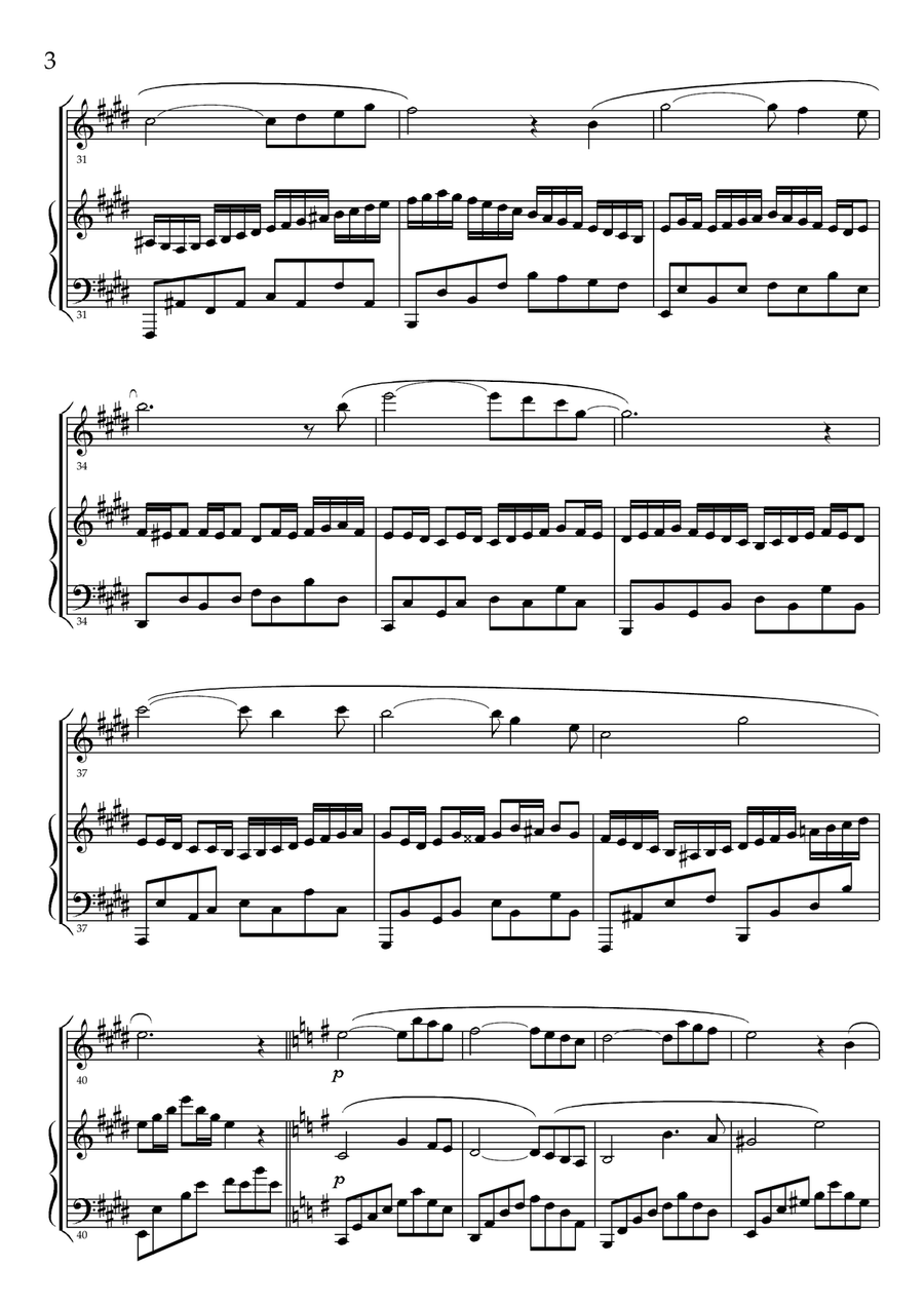 The Enchanted Forest Suite (14-Songs )Flute+Piano Flute Solo scores gallery preview page 5