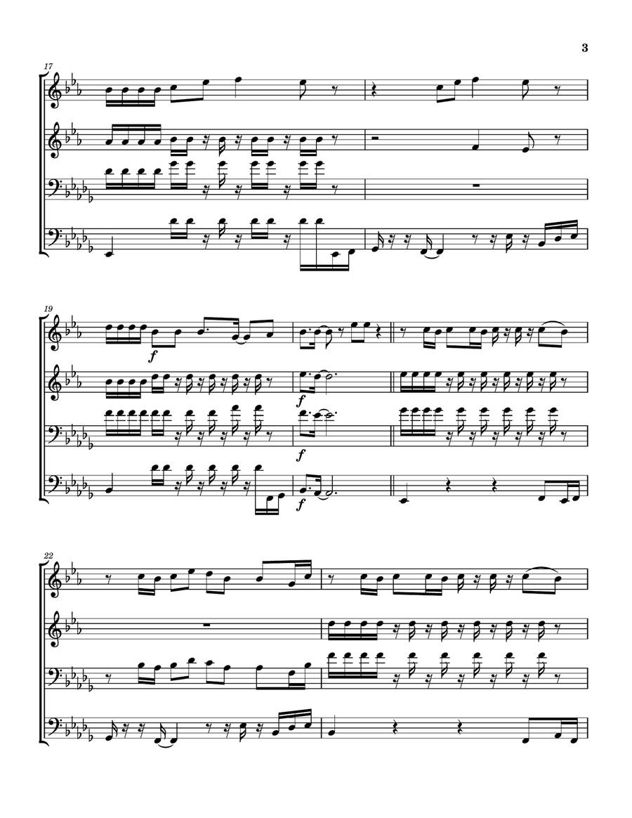 Cloud Nine Brass Quartet scores gallery preview page 4