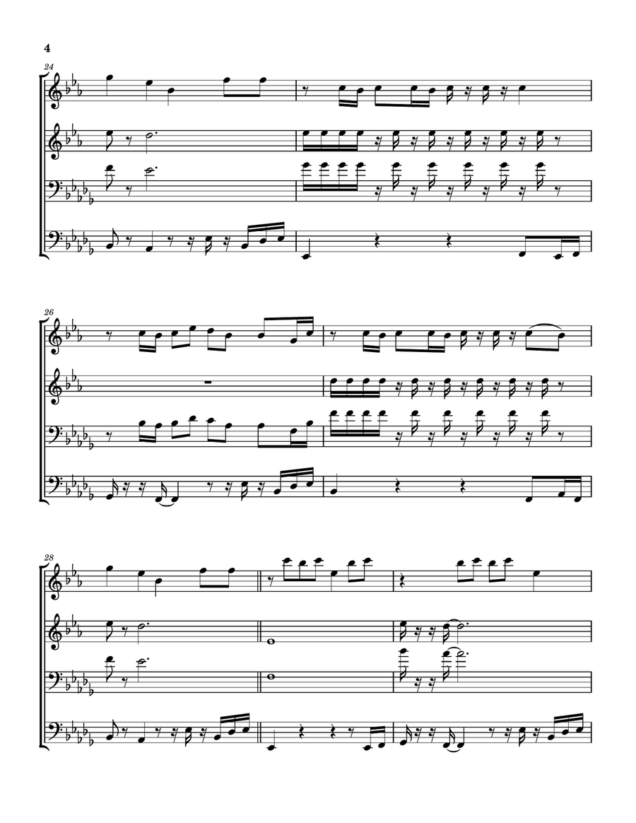 Cloud Nine Brass Quartet scores gallery preview page 5