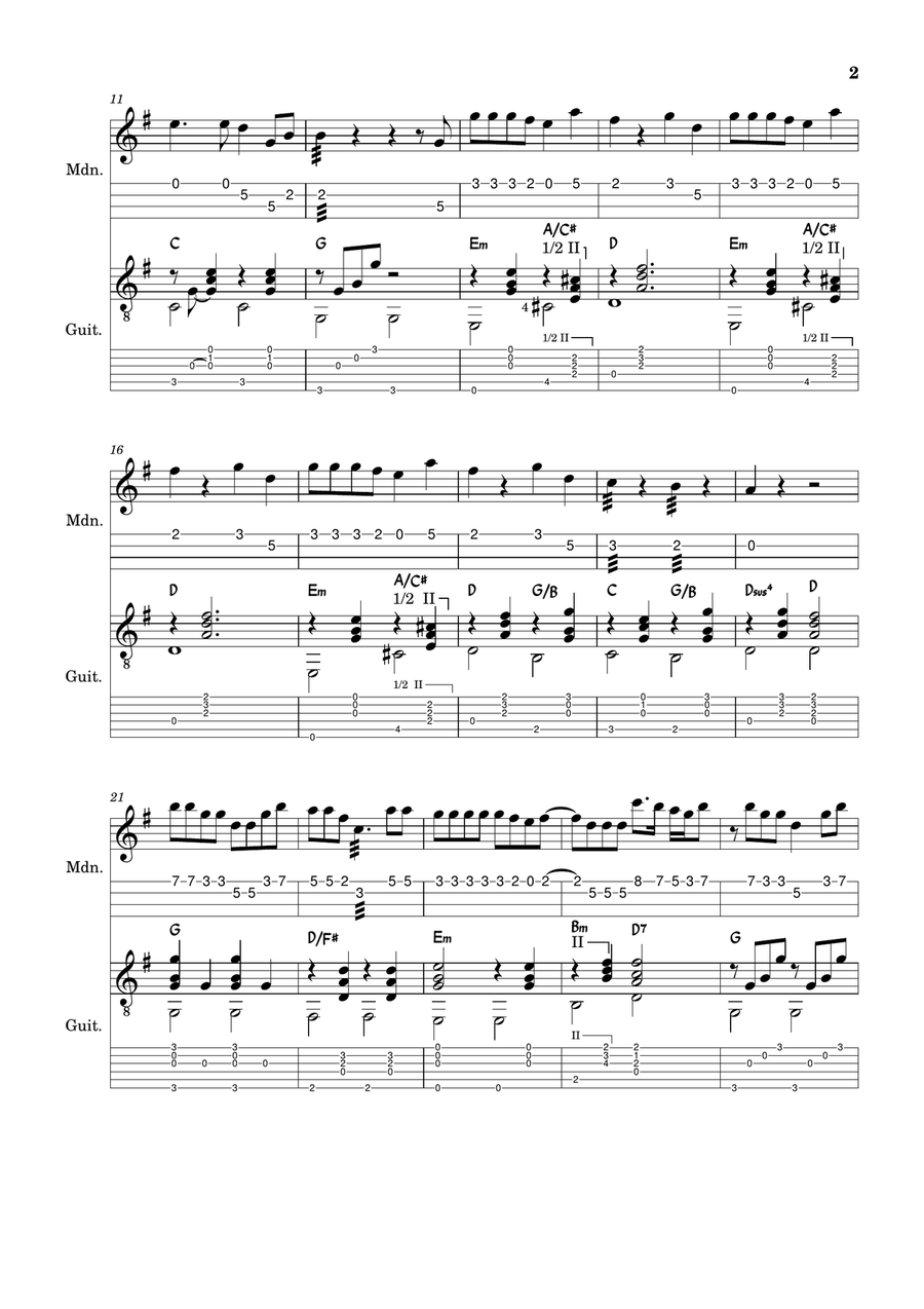 Just Give Me A Reason Chamber Music scores gallery preview page 2