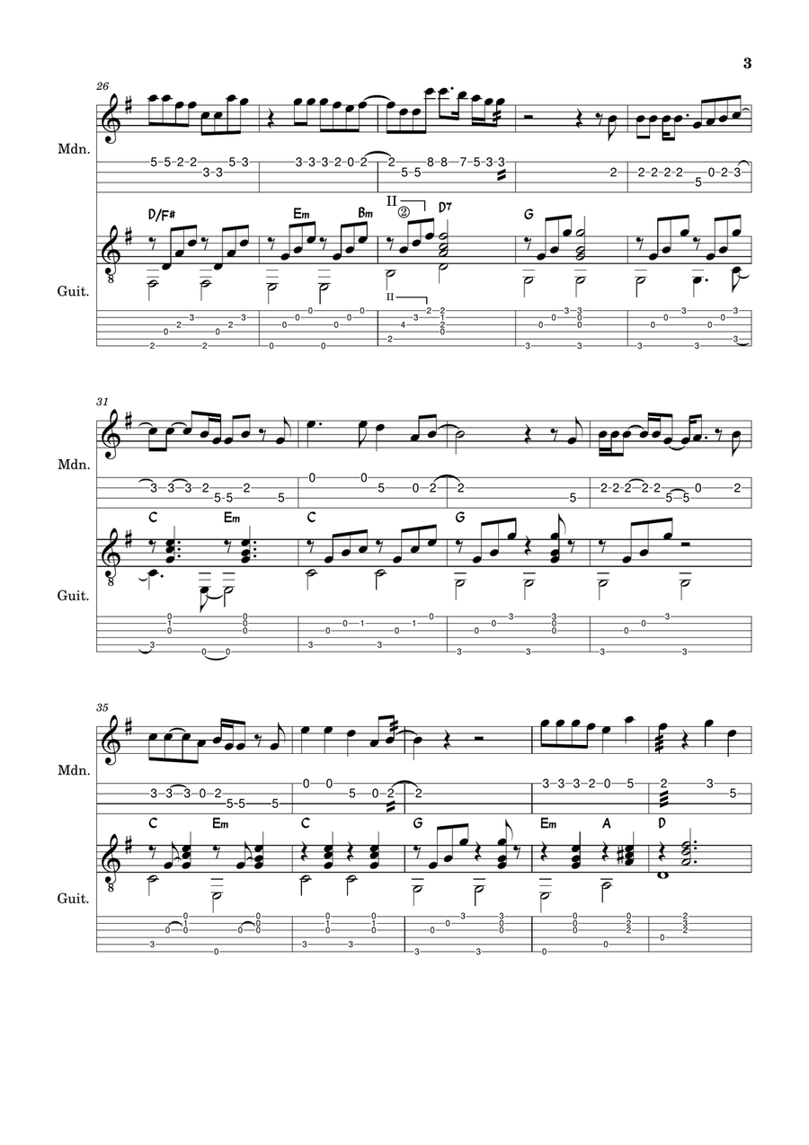 Just Give Me A Reason Chamber Music scores gallery preview page 3